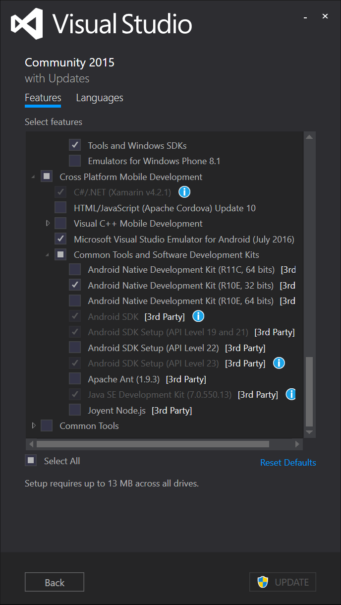 VS Installer